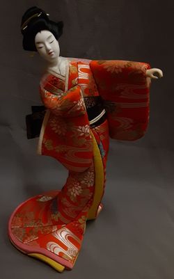 Vintage Japanese Geisha Doll