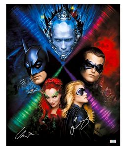 Uma Thurman, Alicia Silverstone Autographed 1997 Batman & Robin 16x20 Photo