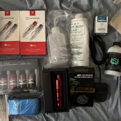 Tattoo Pen + Supplies