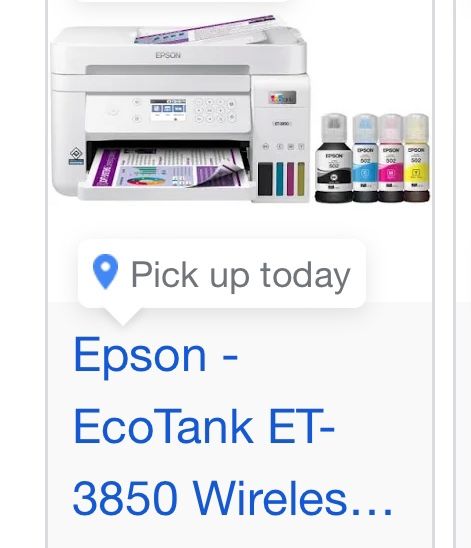 Epson Ecotank 3850