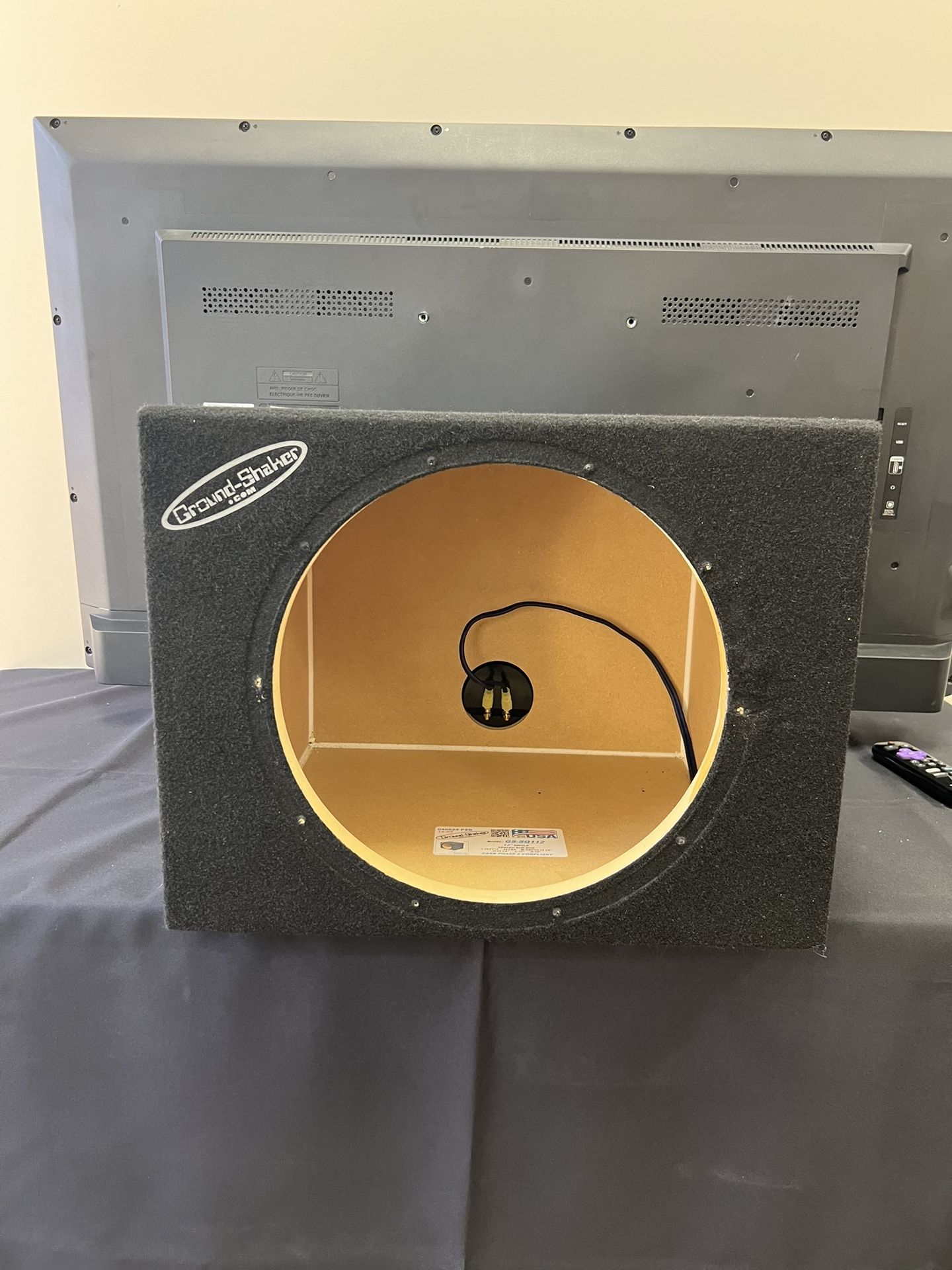 12” Ground Shaker Subwoofer Enclosure - Sealed