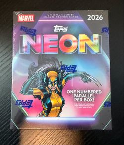 2026 Topps Neon Marvel Mega Box