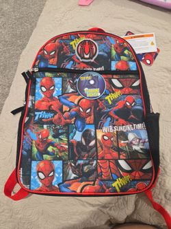 Spiderman light up Backpack