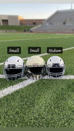 Youth Football Helmets Size Small and Medium