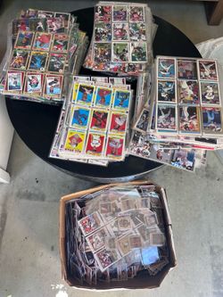 Sports cards baseball football hockey