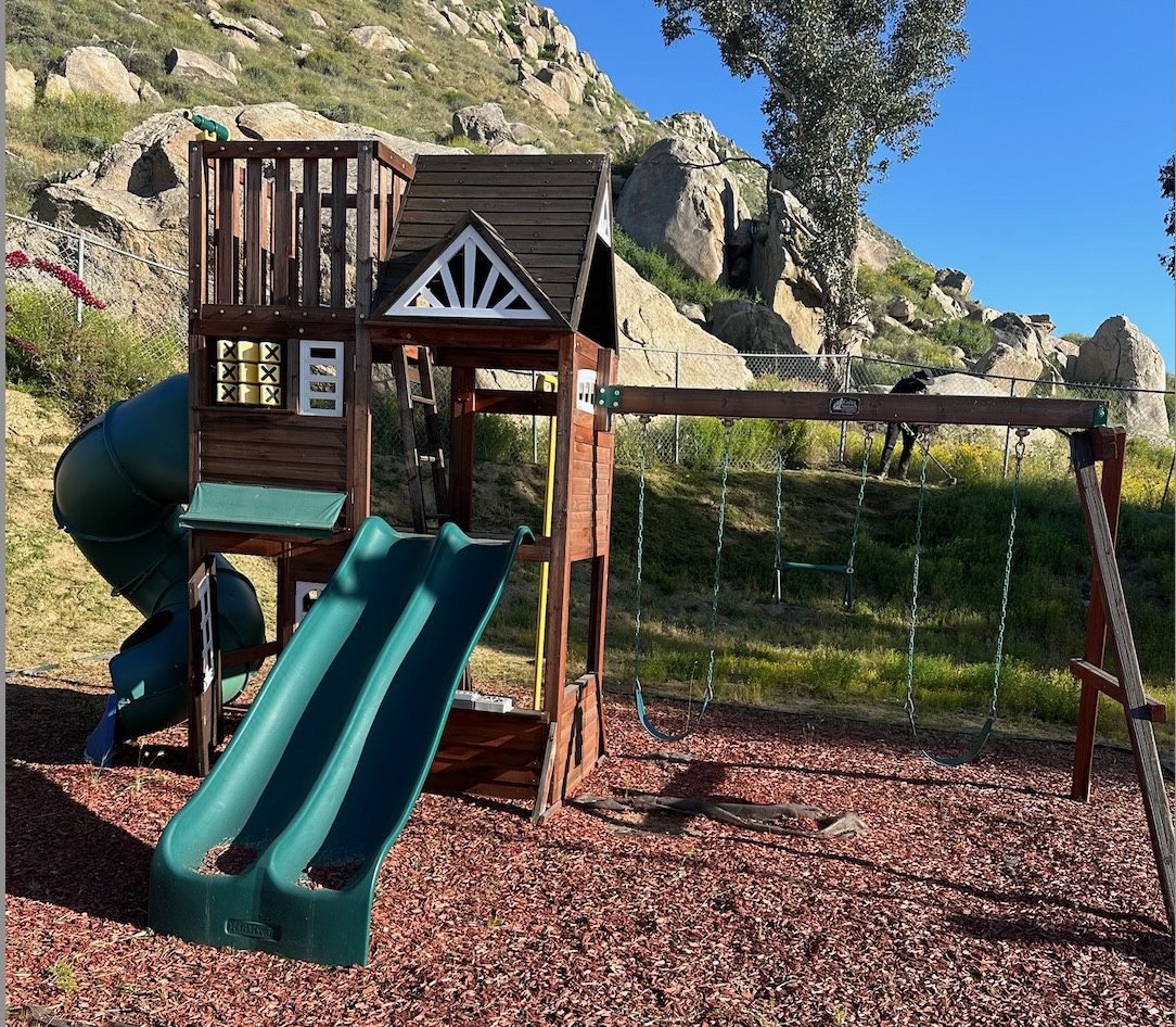 Playground and Swing Set