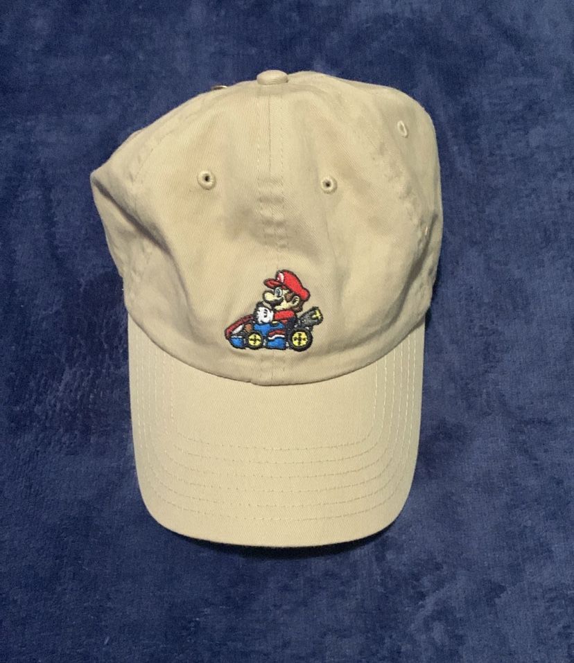 Nintendo Mario cart embroidered baseball hat