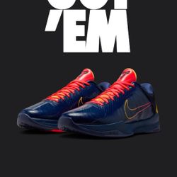 Caitlin Clark x Nike Zoom Kobe 5 Protro Indiana Fever IM3207-400 Men’s 8.5 DS