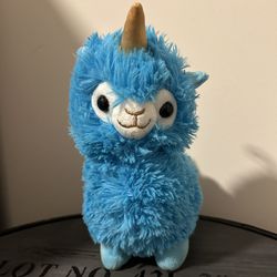 Blue Llama Corn Peek-A-Boo Toys Alpaca Unicorn Stuffed Plush Animal 8 inch