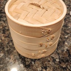 6" Bamboo Steamer 