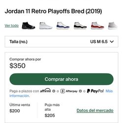 Jordan 11 Bred Send Offers