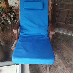 New Boat Lounging Cushion from WEST MARINE. Never Used And Has Removable Head Cushion.   $60.00