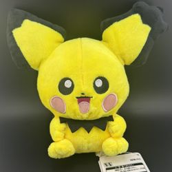 Pokemon plush toy stuffed animal doll Pichu 7 1/2” Anime