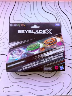 BeyBlade X X-Treme Battlers Pack (Keel Shark, Rock Golem and Might Emperor)