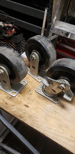 Cart wheels 6"x 2"