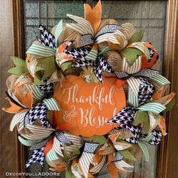  Beautiful thankful & blessed Wreath