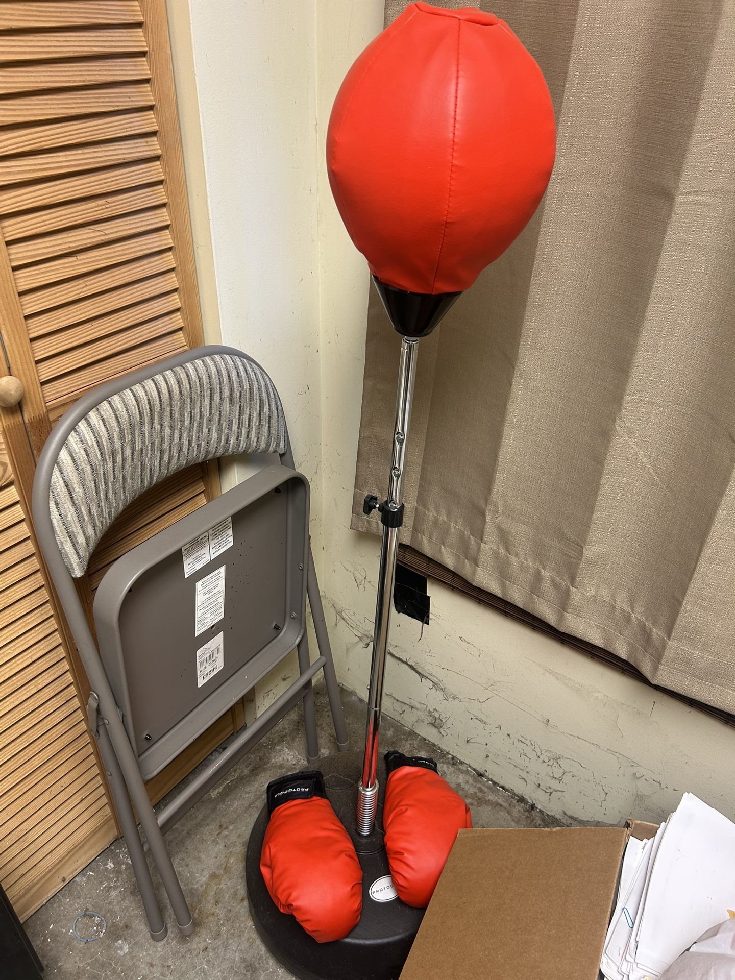 Punching Bag And Gloves