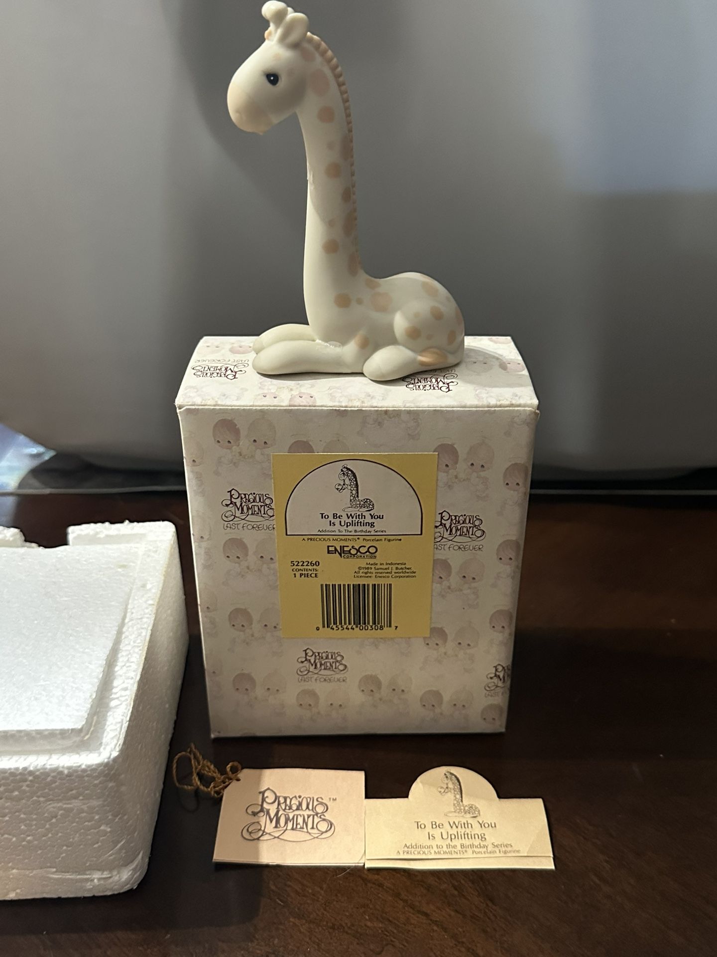 Precious moments to be with you is uplifting figurine -see description