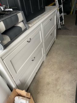 Light grey dresser