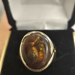 14kt Fire Agate Ring