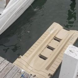 Jet ski dock  , jet boat canoa, dinghy ,boat small floating dock  ez port # 3  of 15 with rollers for big jet ski flotante dock #3 ez port jet ski big