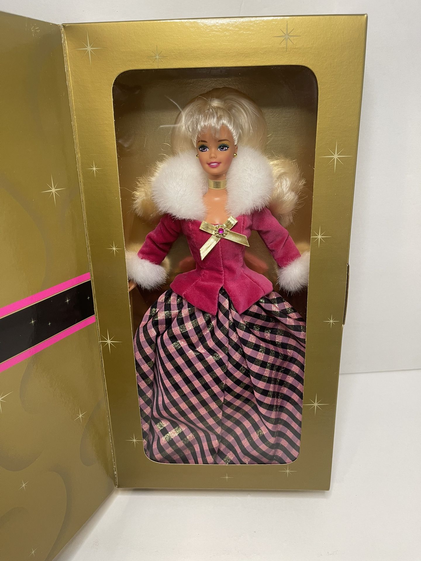 Vintage 1996 Winter Rhapsody Barbie Collectible Doll Avon Exclusive 
