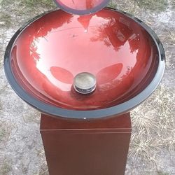 Sync With Cabinet / Lavamanos Con Mesa