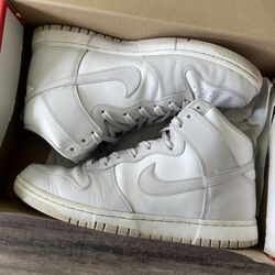 Worn 2021 Nike Dunk High Retro “Vast Grey (2021)” Size 10.5
