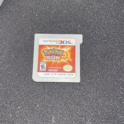 Pokémon Sun 3Ds Game 
