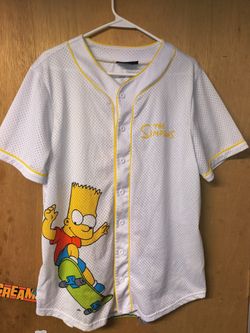 The Simpsons (Vintage) Baseball Jersey Size Large
