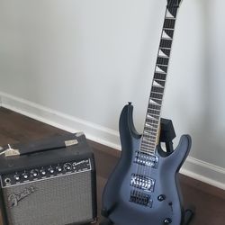 Jackson Guitar and Fender amp