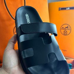 Black Chypre Sandals Size 9