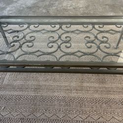 Beautiful wrought iron coffee table