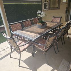 Patio Table With 8 Chairs