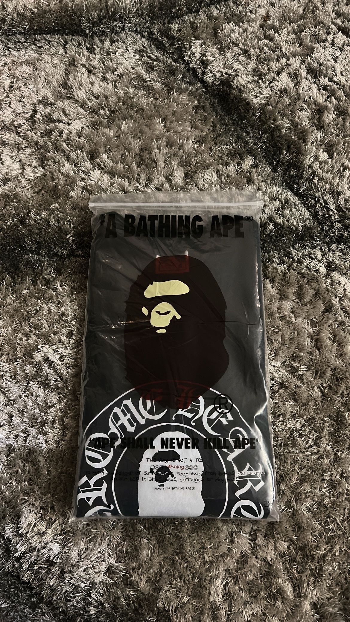 Bape X Chrome Hearts Black 1:1 Size Medium