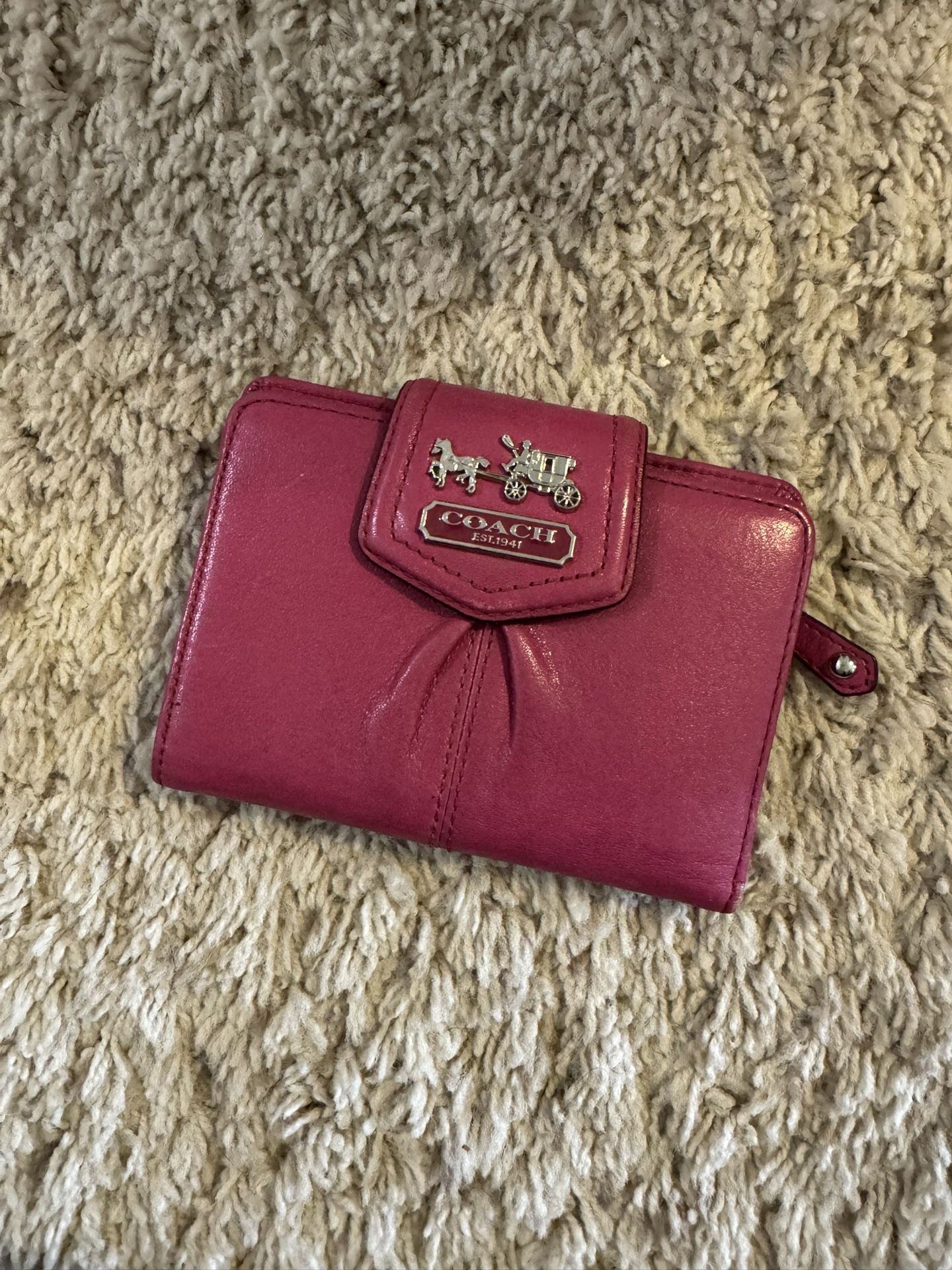 Pink Coach Wallet