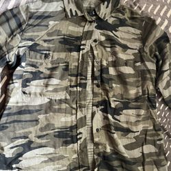 Sanctuary Boyfriend Shirt Camo