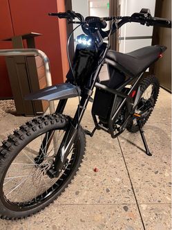 GT73 Electric E-Bike Dirt Bike Style Full Suspension, 25 Inch Deal Dirt Bike Tires, 37mph, 2 Batteries