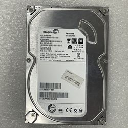 Seagate 500 GiG SATA Hard Drive 3.5” For Desktop PC Or VCR.