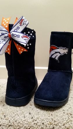 Denver Broncos Inspired UGG Style Womens Boots