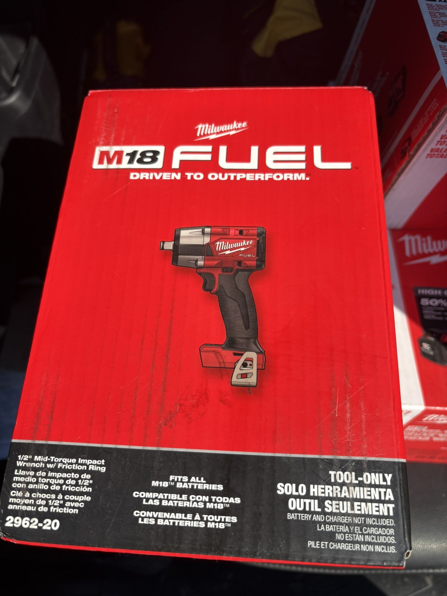 M18 FUEL Gen-2 18V Lithium-Ion Brushless Cordless Mid Torque 1/2 in. Impact Wrench w/Friction Ring