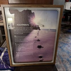 Footprints Clock 