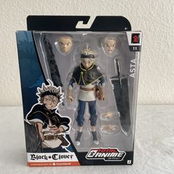 New Sealed Jazwares Total Anime Black Clover Asta 5.5” Inch Action Figure #11