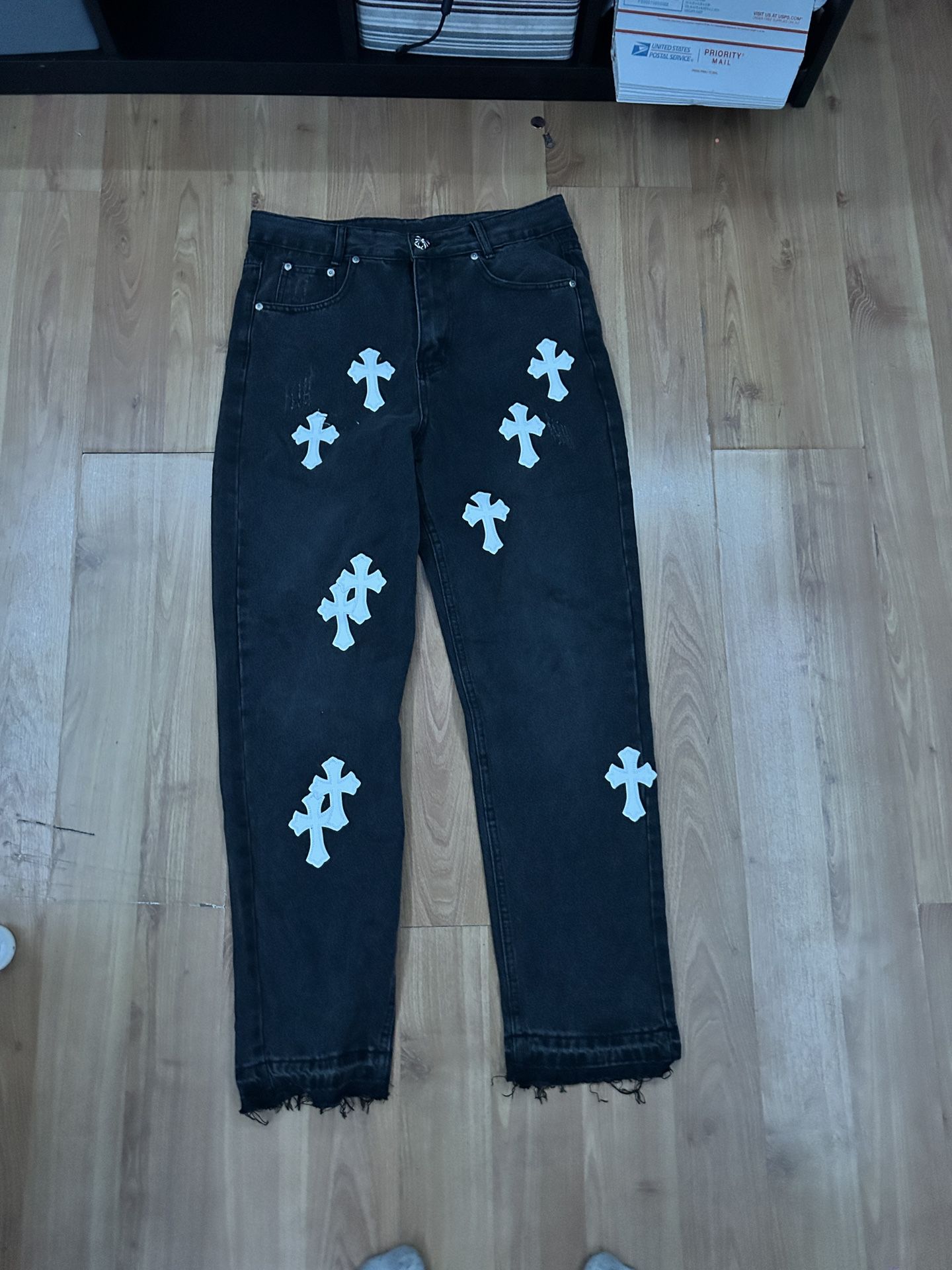 550 levis X Chrome heart jeans