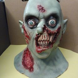Zombie Full Latex Mask Green Goul $35