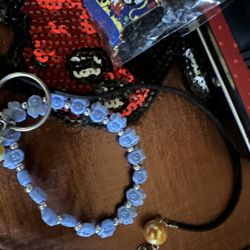 Mickey Keychain Bracket Necklace 