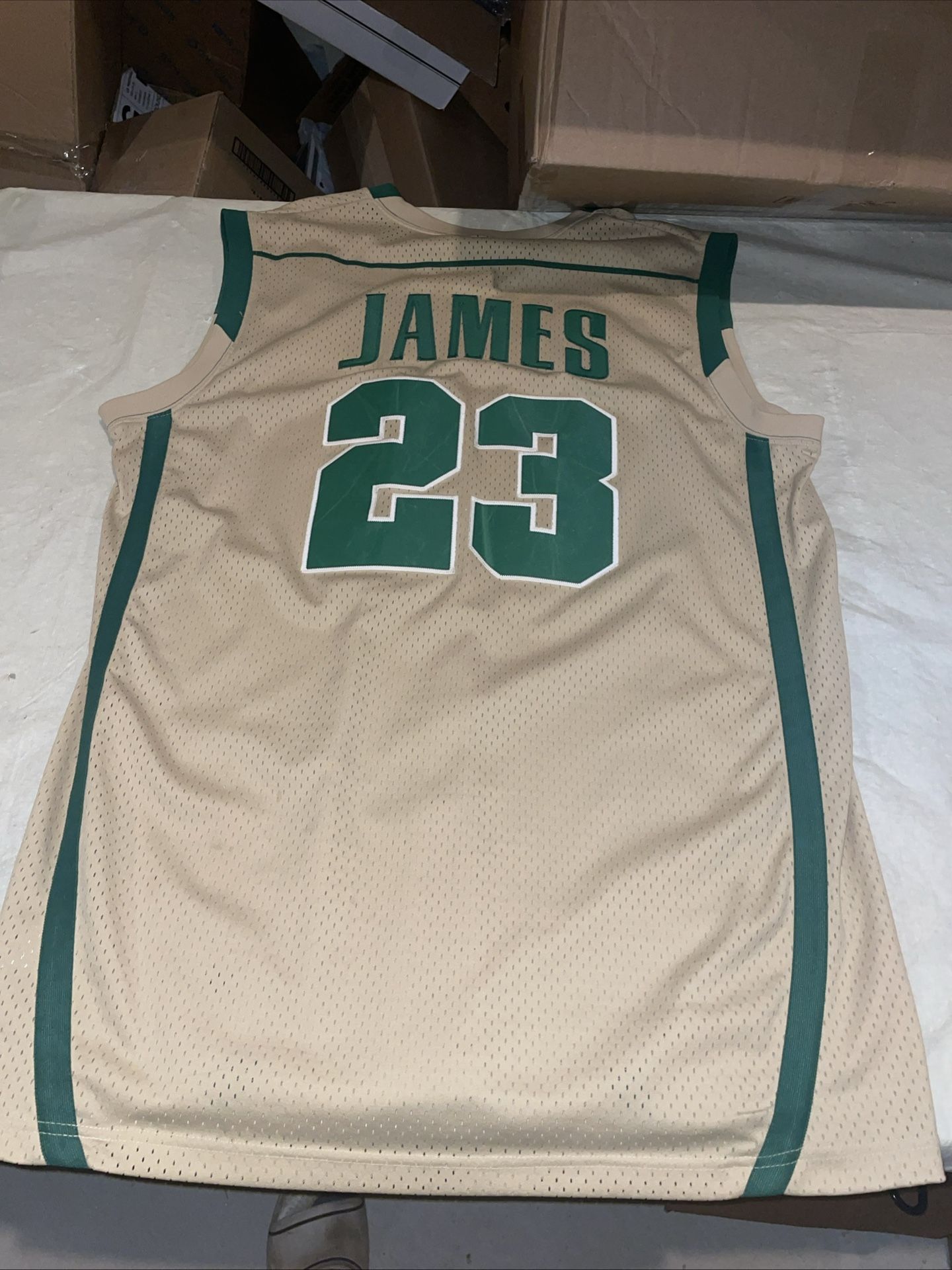 Lebron James Nike St. Vincent St. Mary Irish Jersey Mens Xxl Sewn Clean Gold,All Products : American Fashion Style Bags On Sale