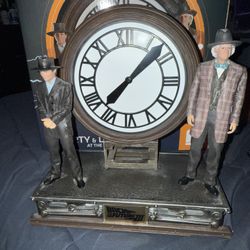Back to the Future Art Scale 1:10 Line Statue - Marty & Doc at the Clock