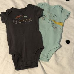 Infant Animal Onesie Shirt Twin-Pack