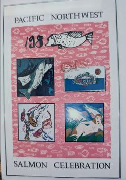 Salmon Celebration Pacific NW silk-Screened